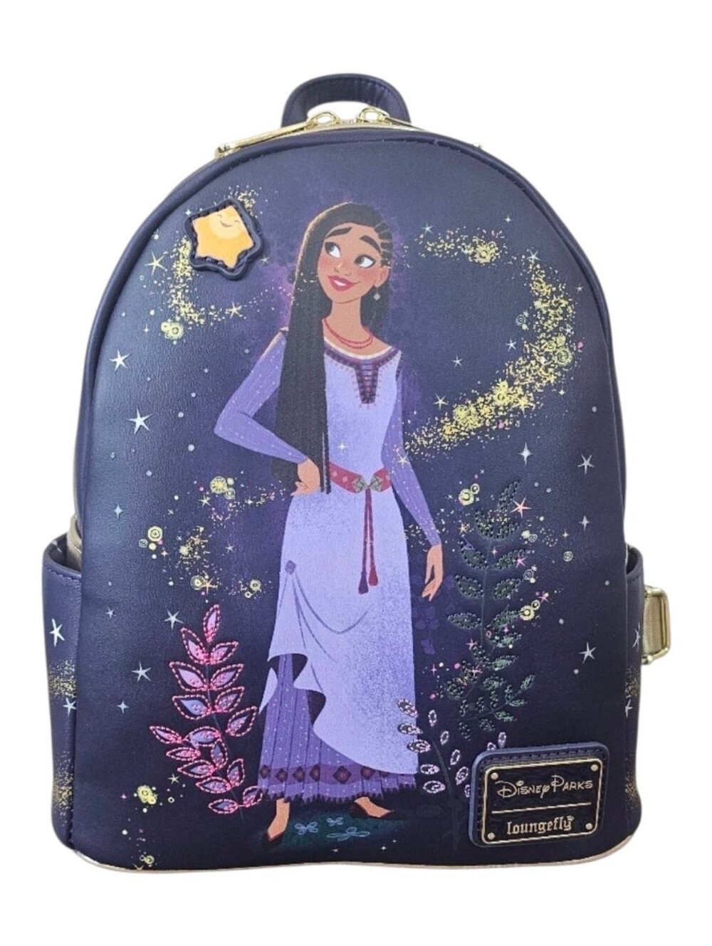 🎄Disney Parks Loungefly Princess Wish Asha Mini Backpack NEW
